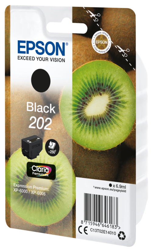 Encre Epson 202 Claria, noir