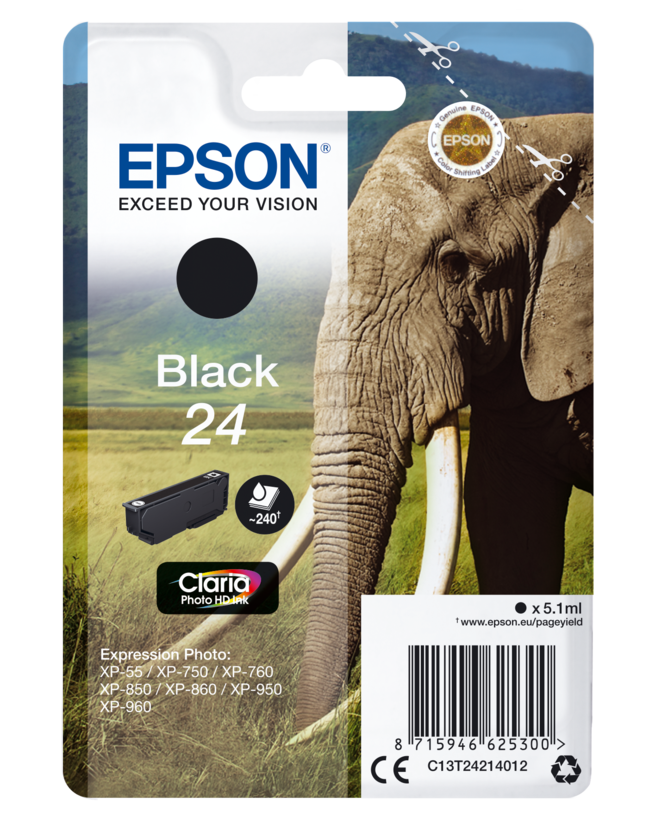 Epson 24 Claria Ink Black