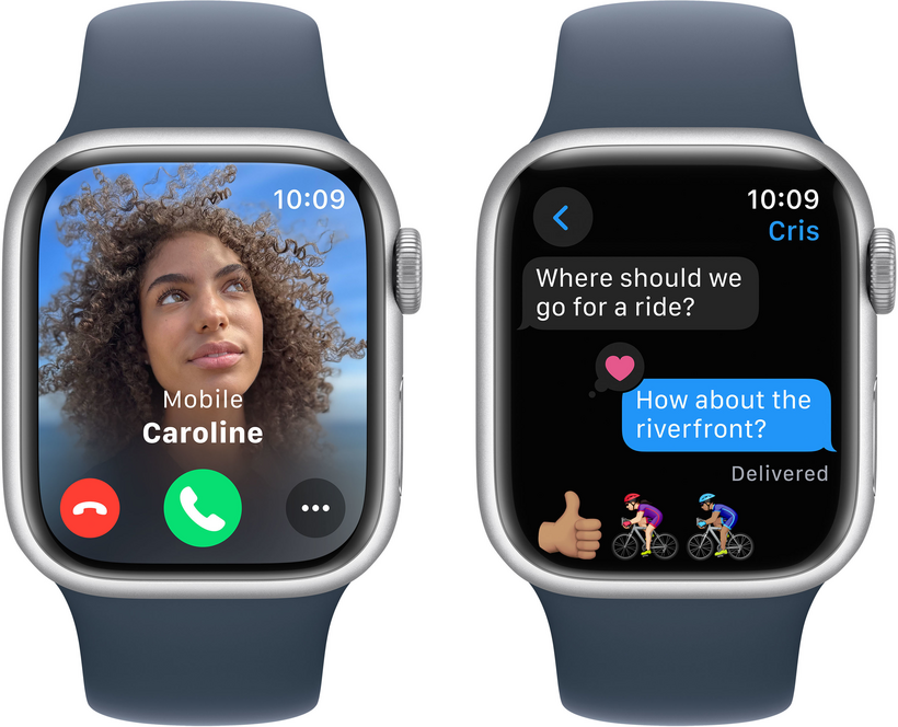 Apple Watch S9 GPS 45mm alu prateado