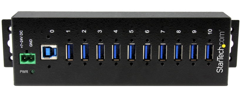 Hub USB 3.0 StarTech 10 ports, en métal