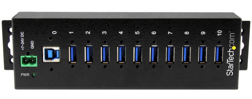 Hub USB 3.0 StarTech 10 ports, en métal