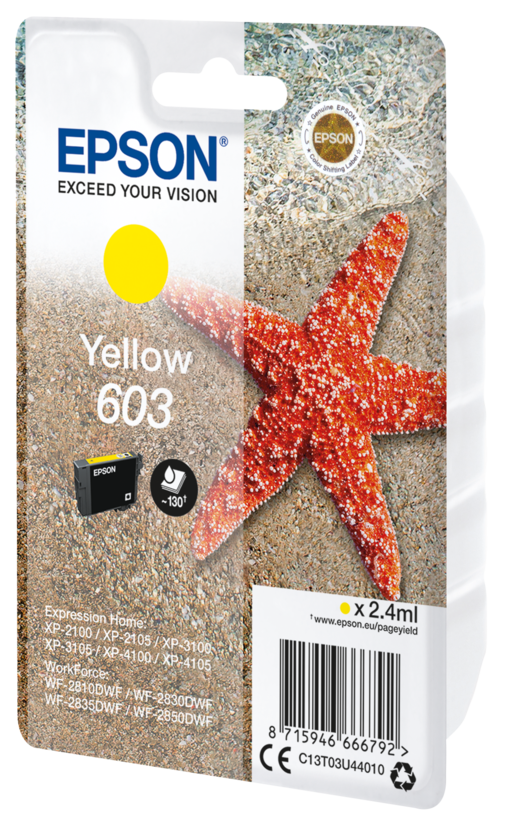 Epson 603 Ink Yellow