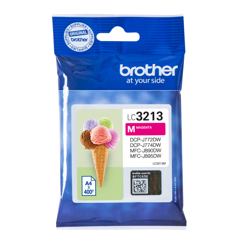 Tinteiro Brother LC-3213M magenta