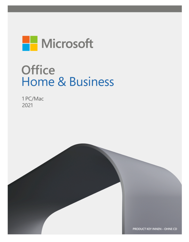 Microsoft Office Home & Business 2021 1 License Medialess