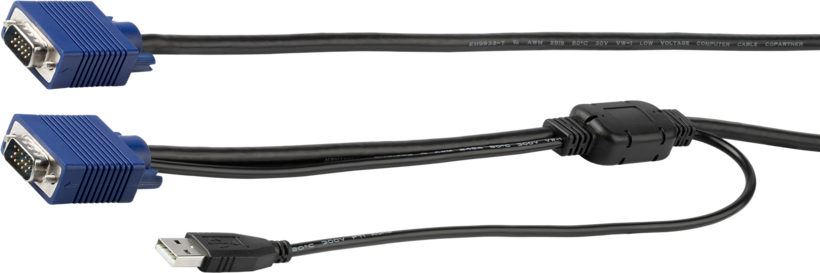 StarTech KVM Cable VGA+USB 1.8m