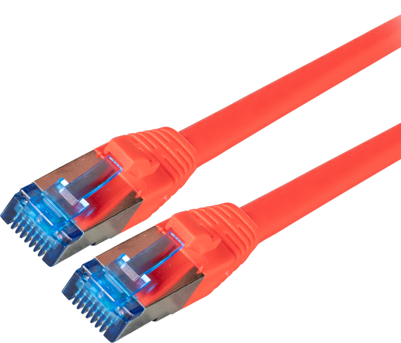 Patch Cable RJ45 S/FTP Cat6a 5m Red
