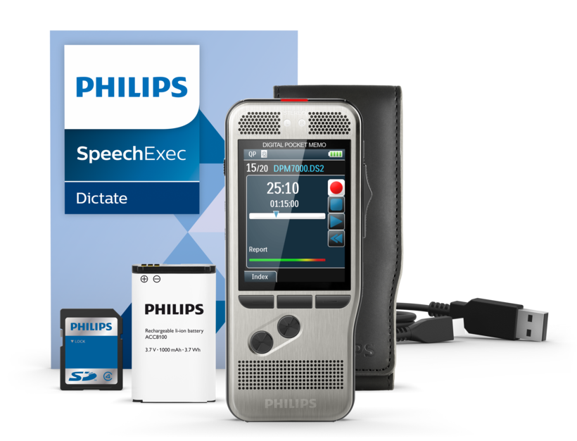 Philips DPM 7000 SE Pro Diktiergerät 2J