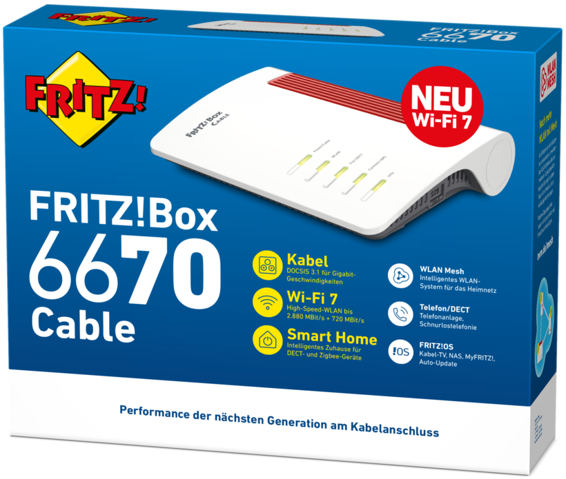 AVM FRITZ!Box 6670 Cable WLAN Router