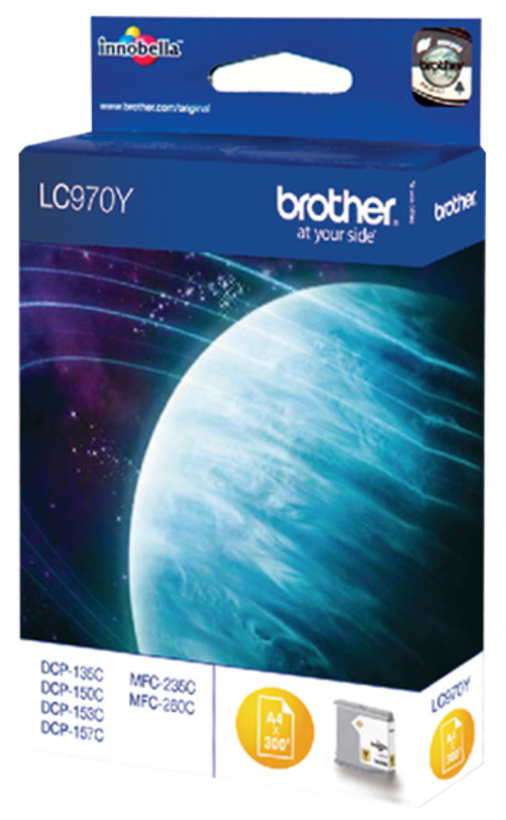 Tinteiro Brother LC-970Y amarelo