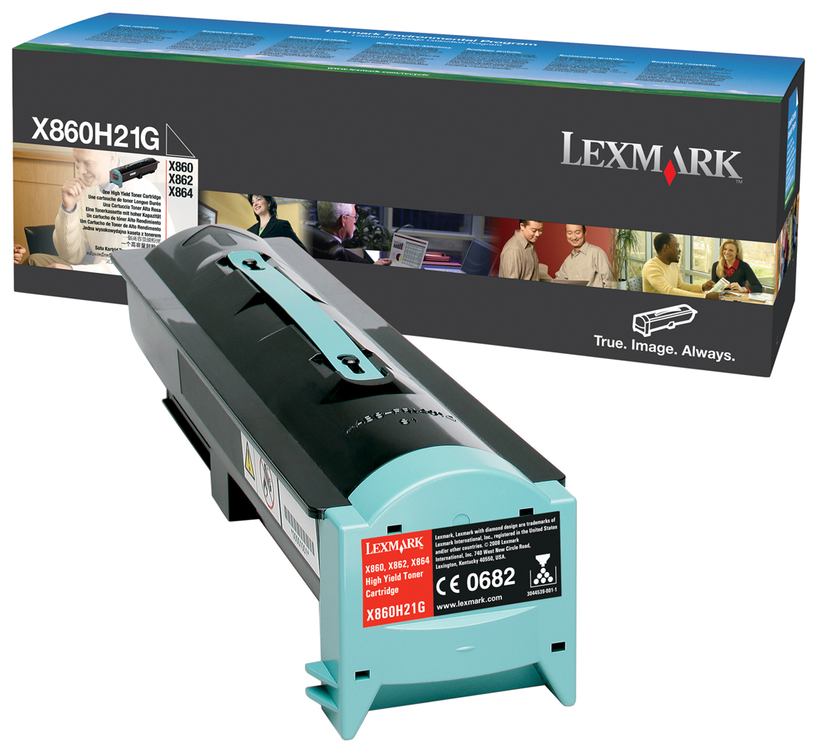 Lexmark Toner X86x, czarny
