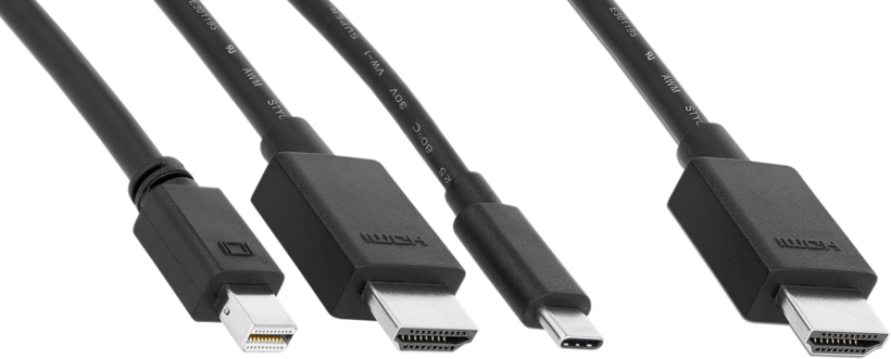 Adattatore HDMI/mini DP/USB - HDMI