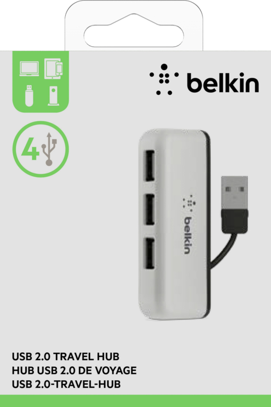 Belkin USB Hub 2.0 4-port Travel