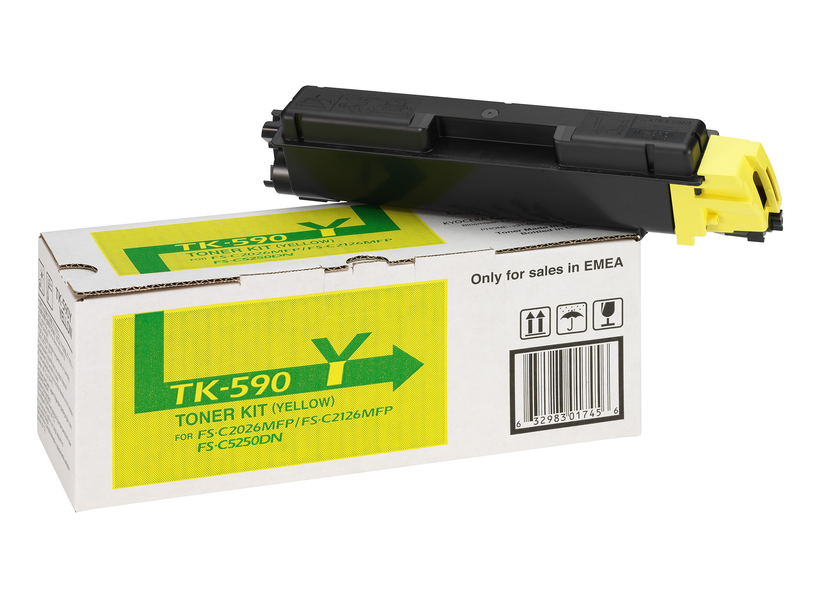 Kyocera TK-590Y Toner Kit Yellow