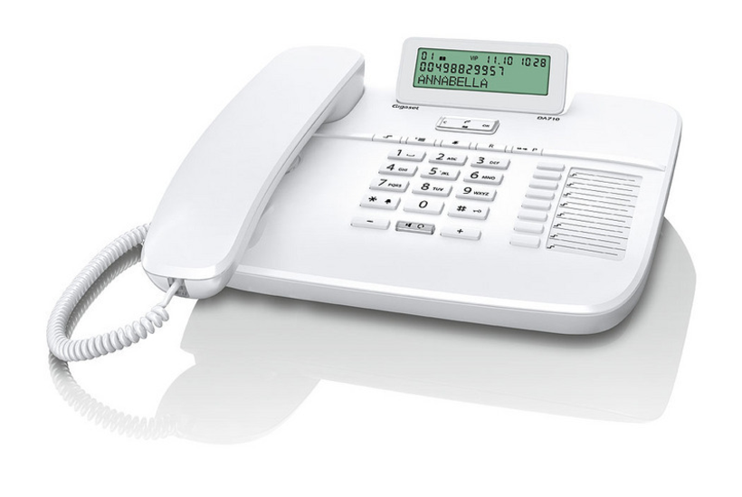 Gigaset DA710 Analogue Desk Phone White