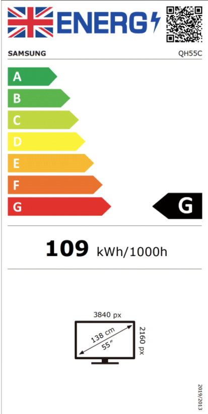 Samsung QH55C Smart Signage Display