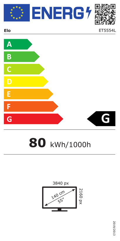 Display Elo 5554L IR Touch