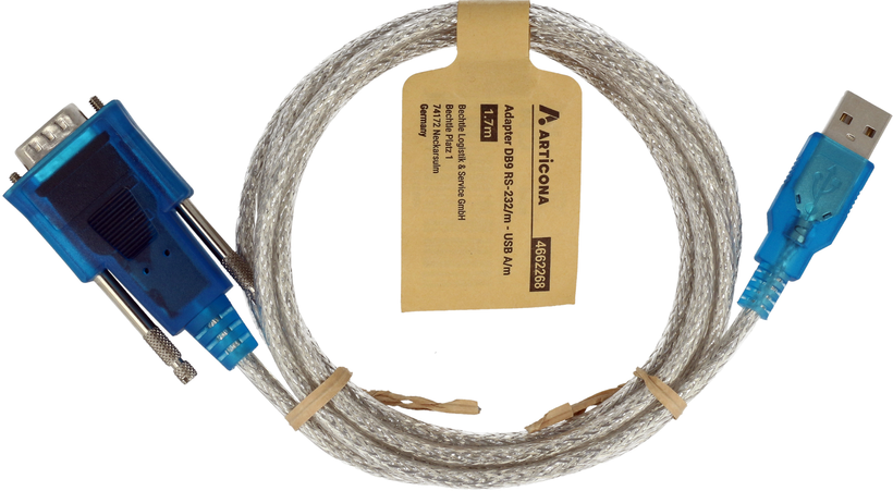 Adapter DB9St (RS232) - USB TypA St 1,7m
