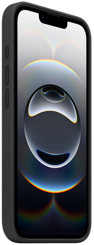 Apple iPhone 16e Silikon Case schwarz