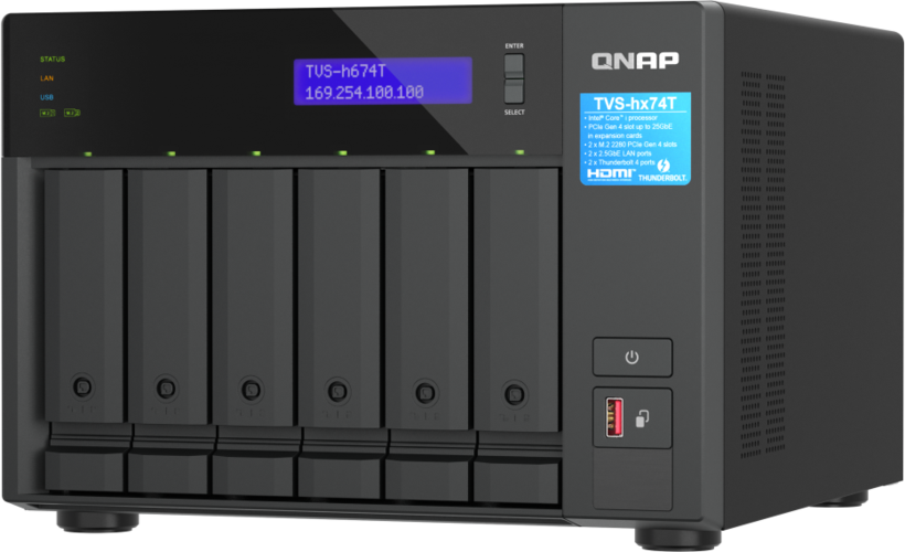 QNAP TVS-h674T 32GB 6bay NAS