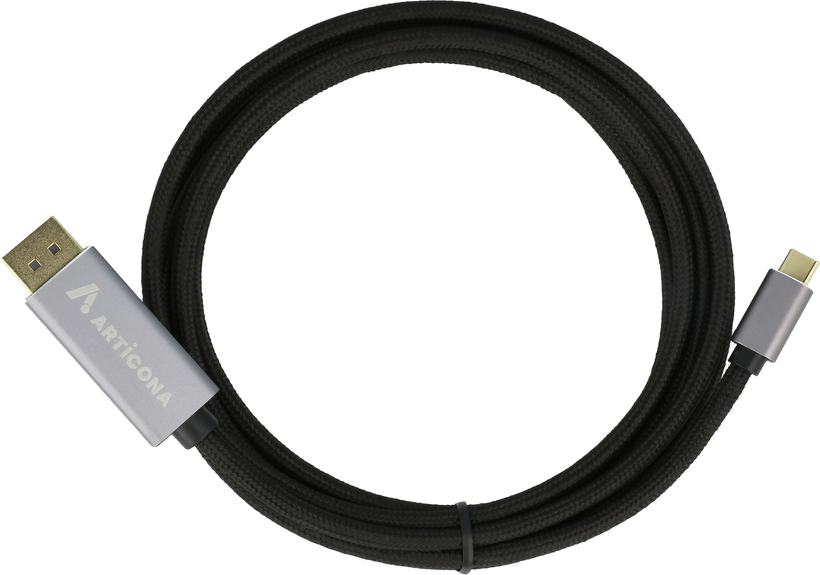 Kabel USB typ C k. - DisplayPort k. 1m