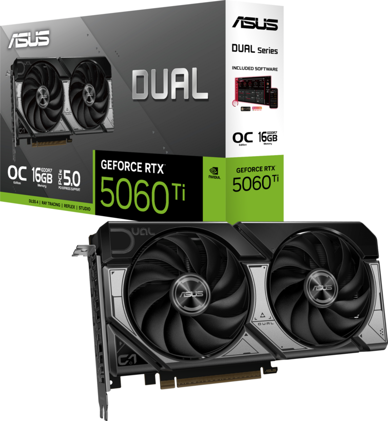 ASUS Dual GeForce RTX5060 Ti Graphics Cd