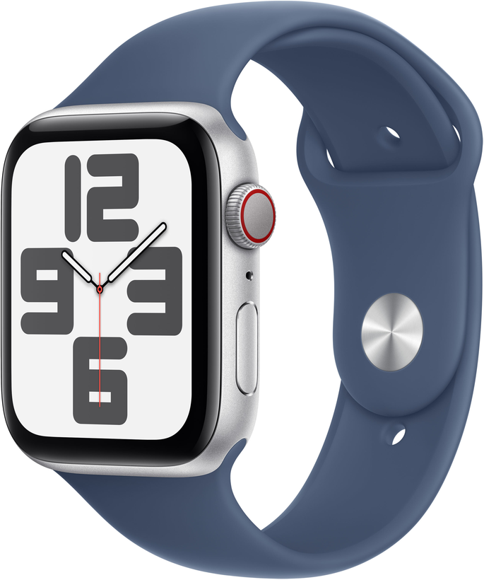 Apple Watch SE LTE 44 mm alum., srebrny