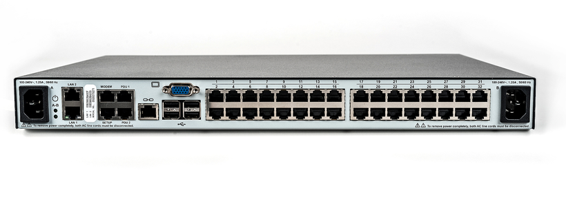 Avocent MPU8032DAC switch 32 port + 8 IP