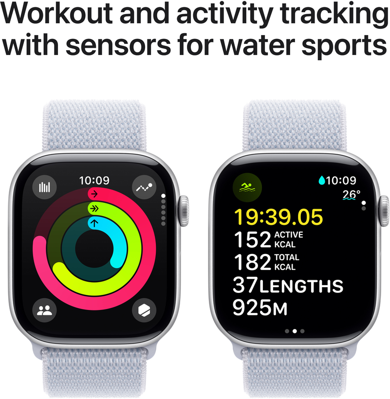 Apple Watch S10 GPS 46mm Alu silber