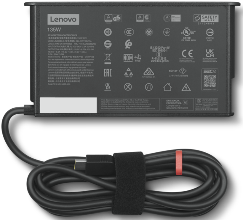 Fonte alim. USB-C Lenovo ThinkPad 135 W