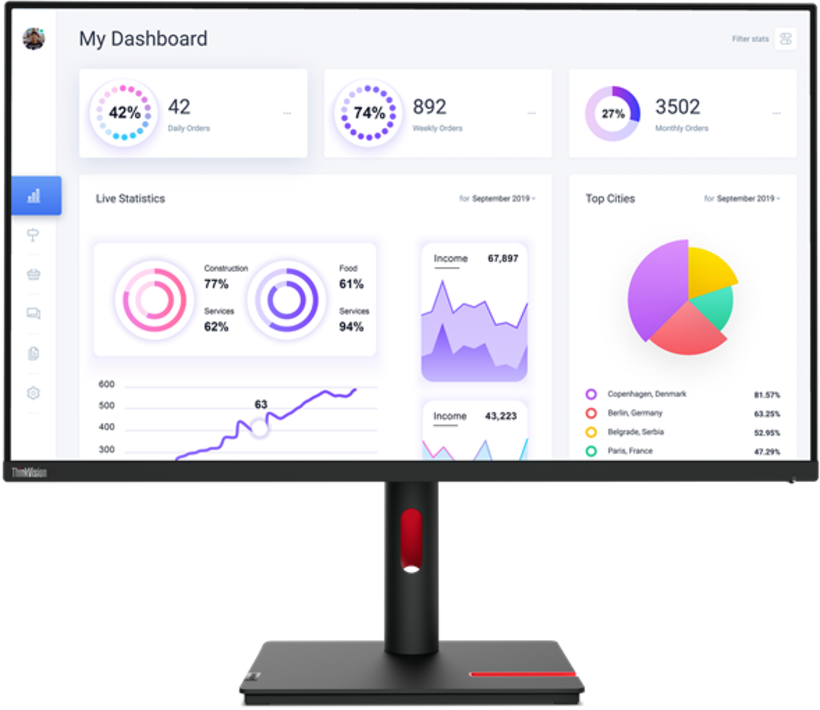 Lenovo ThinkVision T32p-30 Monitor