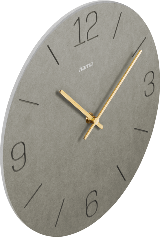 Hama Kreta Wall Clock Grey