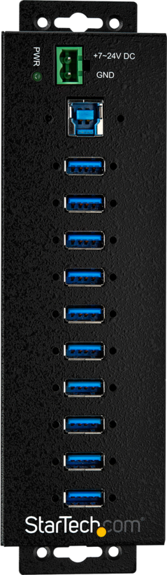 Hub USB 3.0 StarTech Industrie 10 ports