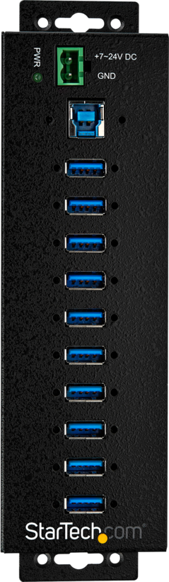 StarTech USB Hub 3.0 10-port Industrial