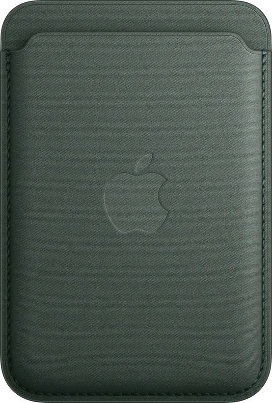 Apple iPhone Feingewebe Wallet immergrün
