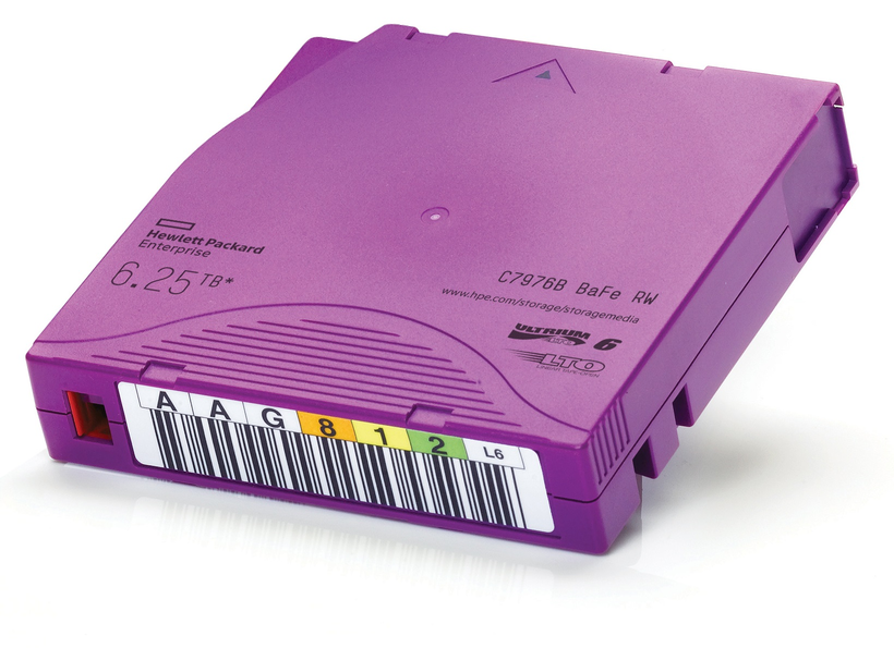 HPE LTO-6 Ultrium (BaFe) Tape+Label 20x