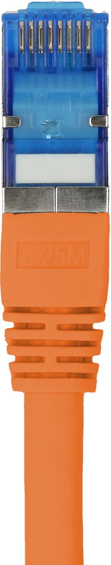 Patch Cable RJ45 S/FTP Cat6a 10m Orange