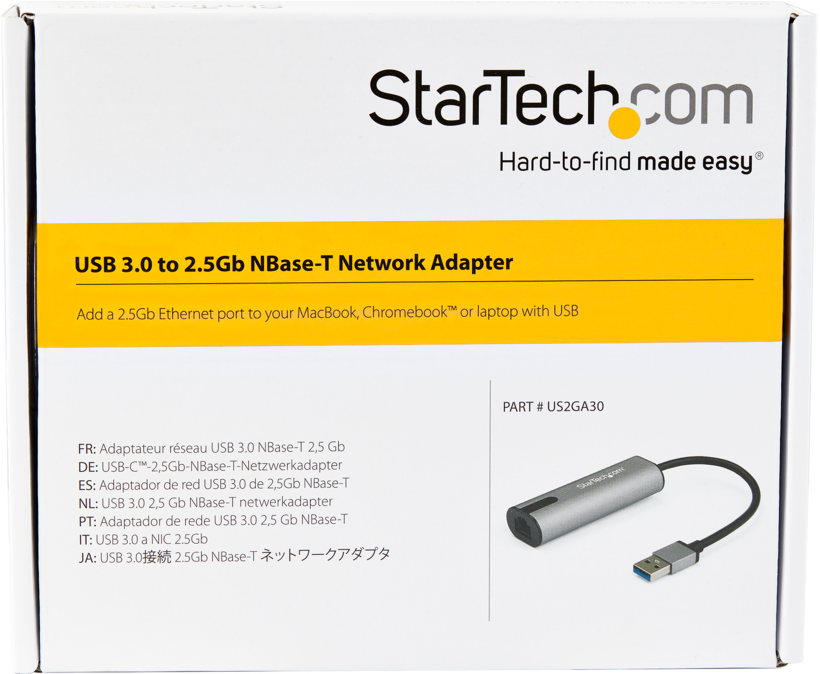 Adattatore GigabitEthernet USB 3.0 - 2,5