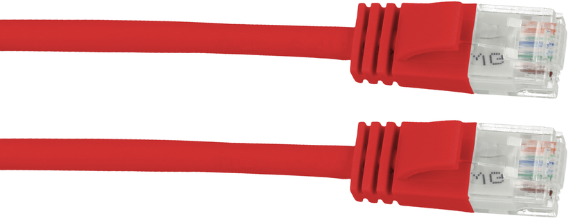 Patch Cable RJ45 U/UTP Cat6a 10m Red