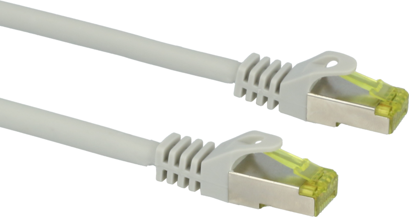 Câble patch RJ45 S/FTP Cat6a, 2 m, gris