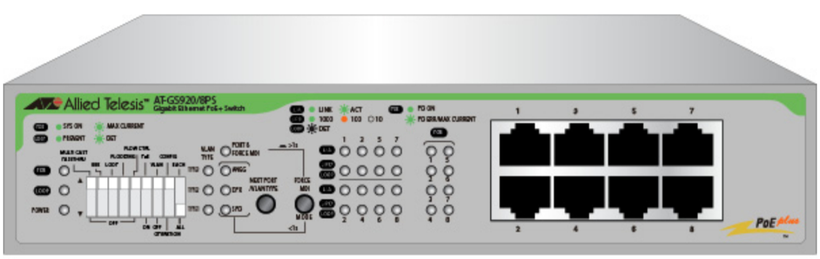 Buy Allied Telesis AT-GS920/8PS PoE Switch (AT-GS920/8PS-50)