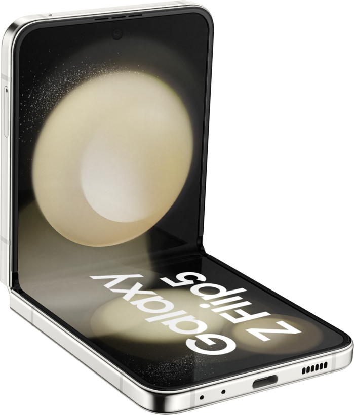 Samsung Galaxy Z Flip5 256 Go, crème