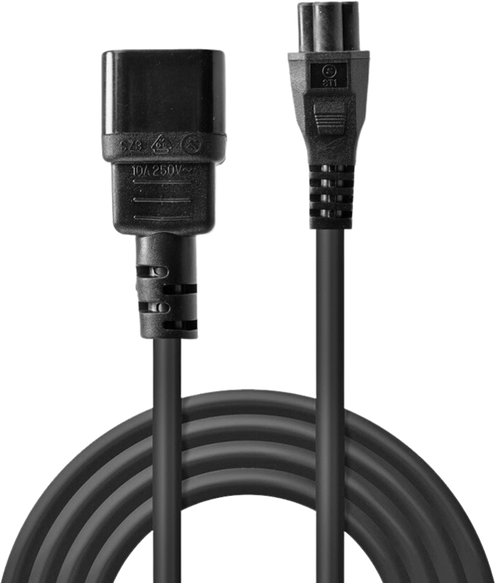 Câble IEC C14 - IEC C5 2 m noir
