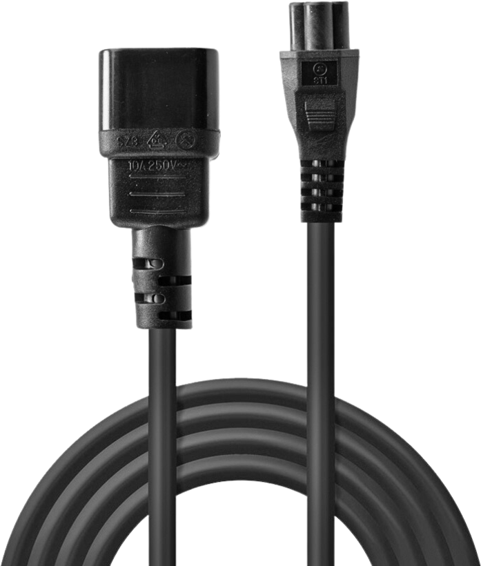 Cable IEC C14 - IEC C5 2m black