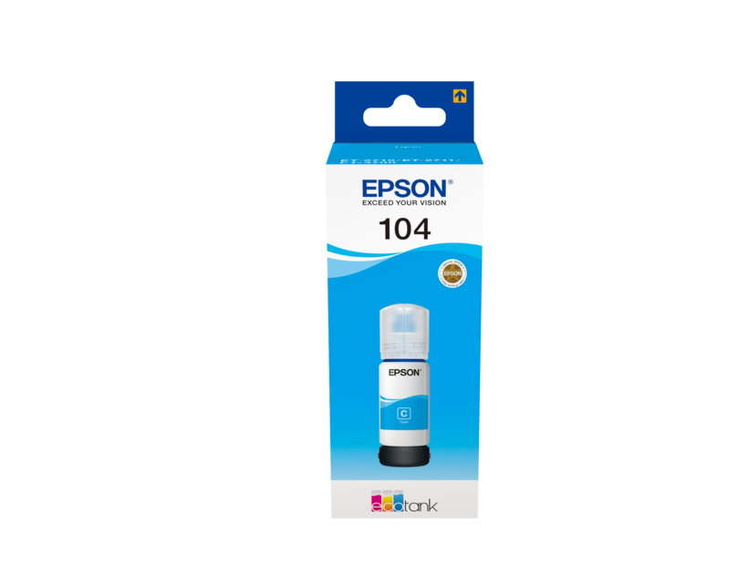 Epson 104 EcoTank Tinte cyan