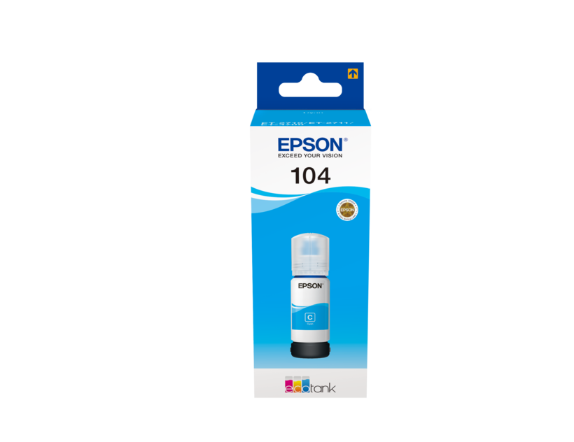 Encre Epson 104 EcoTank, cyan