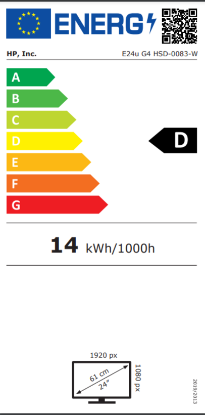 Écran FHD HP E24u G5