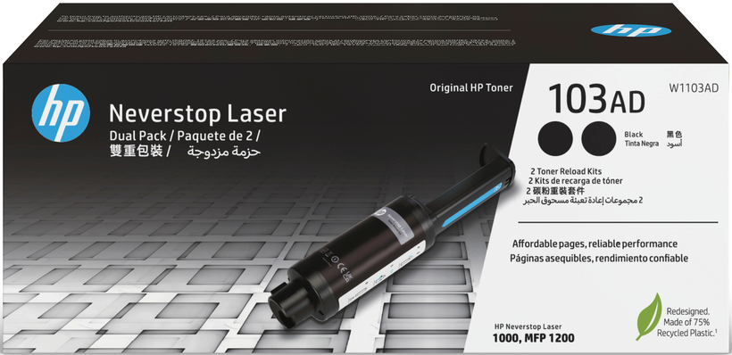 Toner HP 103AD Neverstop černý 2ks v b.