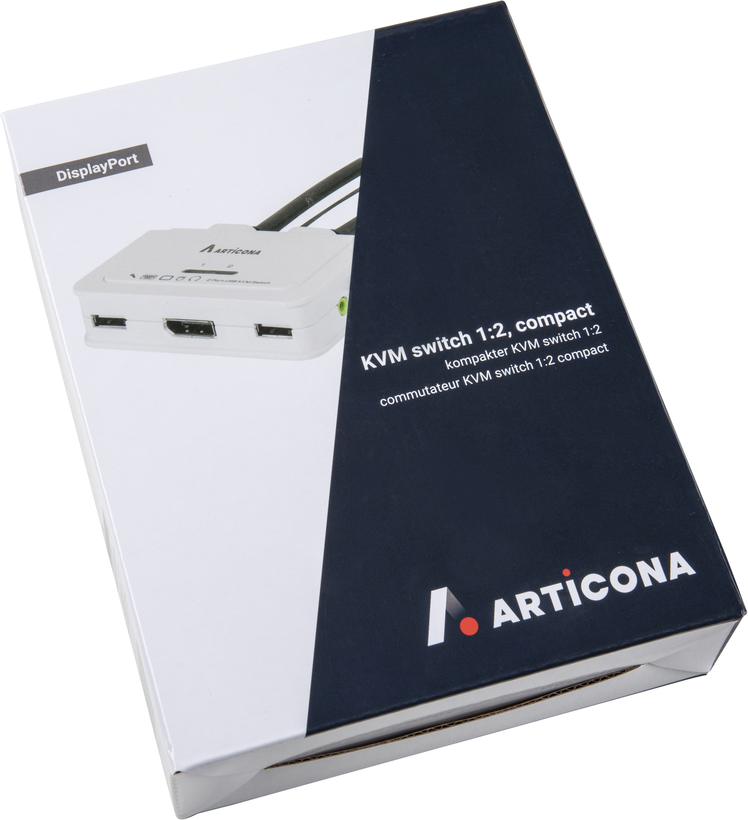 ARTICONA KVM Switch 2-port DisplayPort