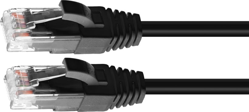 Patch Cable RJ45 U/UTP Cat6 2m Black