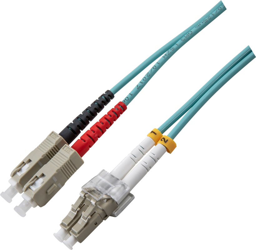 FO Duplex Patch Cable LC-SC 50/125µ 3m